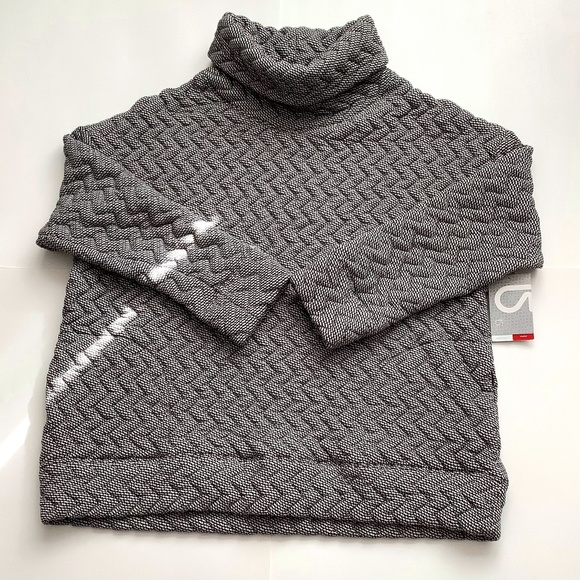 NWT GAP Quilted Funnel Neck Pullover - Picture 1 of 6